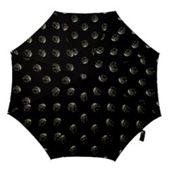 Creepy Head Sculpture With Respirator Motif Pattern Hook Handle Umbrellas (small) by dflcprintsclothing