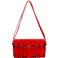Abstract Pattern Geometric Backgrounds   Removable Strap Clutch Bag by Eskimos
