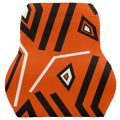 Abstract Pattern Geometric Backgrounds   Car Seat Back Cushion  by Eskimos