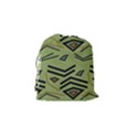 Abstract pattern geometric backgrounds   Drawstring Pouch (Small) View2