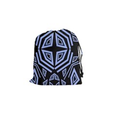 Abstract Pattern Geometric Backgrounds   Drawstring Pouch (small) by Eskimos