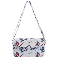 Abstract Pattern Geometric Backgrounds   Removable Strap Clutch Bag by Eskimos