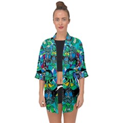 Trust - Open Front Chiffon Kimono by tealswan