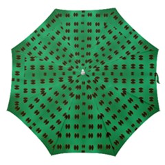 Butterflies In Fresh Green Environment Straight Umbrellas by pepitasart