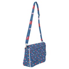 Sweet Hearts Shoulder Bag With Back Zipper by SychEva