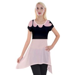Janet1 Short Sleeve Side Drop Tunic by Janetaudreywilson