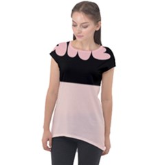 Janet1 Cap Sleeve High Low Top by Janetaudreywilson