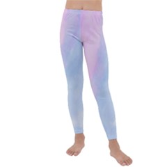 Watercolor Clouds2 Kids  Lightweight Velour Leggings by Littlebird