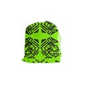 Abstract pattern geometric backgrounds   Drawstring Pouch (Small) View1