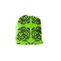 Abstract pattern geometric backgrounds   Drawstring Pouch (Small) View2
