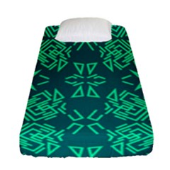 Abstract Pattern Geometric Backgrounds   Fitted Sheet (single Size) by Eskimos