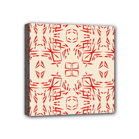 Abstract Pattern Geometric Backgrounds   Mini Canvas 4  X 4  (stretched) by Eskimos