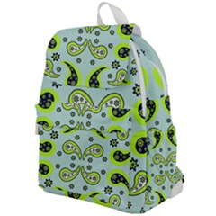 Floral Pattern Paisley Style  Top Flap Backpack by Eskimos