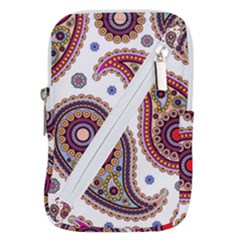 Paisley Pattern Belt Pouch Bag (small) by befabulous