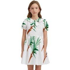 Nature Kids  Bow Tie Puff Sleeve Dress by Sparkle