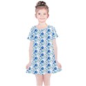 Flowers Pattern Kids  Simple Cotton Dress View1