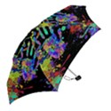Crazy Multicolored Each Other Running Splashes Hand 1 Mini Folding Umbrellas View2