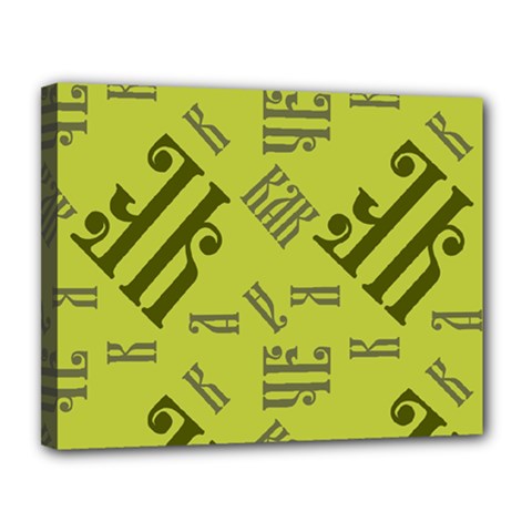 Abstract Pattern Geometric Backgrounds   Canvas 14  X 11  (stretched) by Eskimos