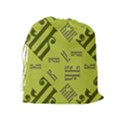 Abstract pattern geometric backgrounds   Drawstring Pouch (XL) View2