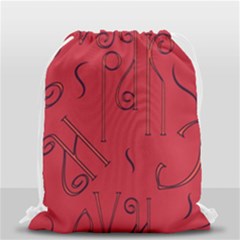 Abstract Pattern Geometric Backgrounds   Drawstring Bag (small) by Eskimos