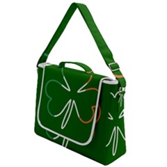 Shamrock Irish Clover St Patrick Box Up Messenger Bag by yoursparklingshop