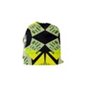 Abstract pattern geometric backgrounds   Drawstring Pouch (Small) View2