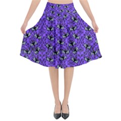 Friggin Bats  Flared Midi Skirt by NerdySparkleGoth