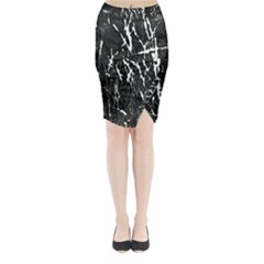 Abstract Light Games 3 Midi Wrap Pencil Skirt by DimitriosArt