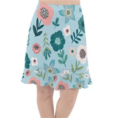 Flower Fishtail Chiffon Skirt by zappwaits