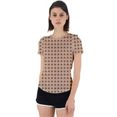 Olimedbege Back Cut Out Sport Tee by violetheavensky