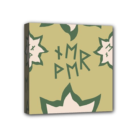 Abstract Pattern Geometric Backgrounds   Mini Canvas 4  X 4  (stretched) by Eskimos