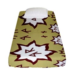 Abstract Pattern Geometric Backgrounds   Fitted Sheet (single Size) by Eskimos