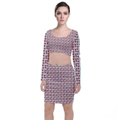 Kawaii Jam Pattern Aqua Top And Skirt Sets by violetheavensky