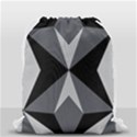 Abstract pattern geometric backgrounds   Drawstring Bag (Small) View2