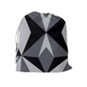Abstract pattern geometric backgrounds   Drawstring Pouch (XL) View2