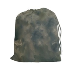 Algae Texture Patttern Drawstring Pouch (2xl) by dflcprintsclothing