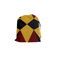 Abstract Pattern Geometric Backgrounds   Drawstring Pouch (small) by Eskimos