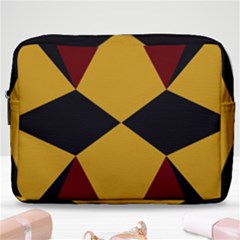 Abstract Pattern Geometric Backgrounds   Make Up Pouch (large) by Eskimos