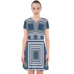 Abstract Pattern Geometric Backgrounds   Adorable In Chiffon Dress by Eskimos