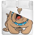 Bulldog-cartoon-illustration-11650862 Duvet Cover Double Side (King Size) View1