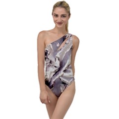 Abstract Wannabe Two To One Side Swimsuit by MRNStudios