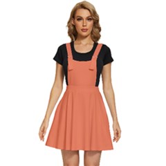 Coral Rose Apron Dress by retrotoomoderndesigns