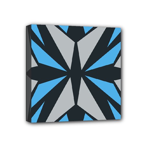 Abstract Pattern Geometric Backgrounds   Mini Canvas 4  X 4  (stretched) by Eskimos