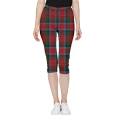 Macduff Tartan Inside Out Lightweight Velour Capri Leggings  by tartantotartansallreddesigns