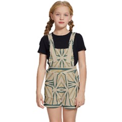 Abstract Pattern Geometric Backgrounds   Kids  Short Overalls by Eskimos