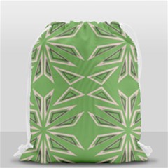 Abstract Pattern Geometric Backgrounds   Drawstring Bag (small) by Eskimos