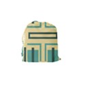 Abstract pattern geometric backgrounds   Drawstring Pouch (Small) View2