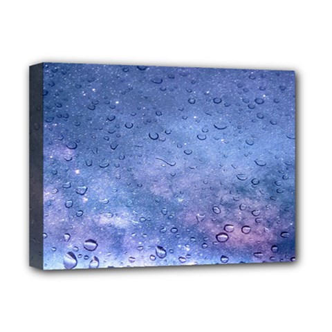 Gouttes D eau Galaxy Deluxe Canvas 16  X 12  (stretched)  by kcreatif