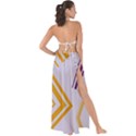 Abstract geometric design    Maxi Chiffon Tie-Up Sarong View2
