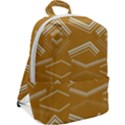 Abstract geometric design    Zip Up Backpack View2